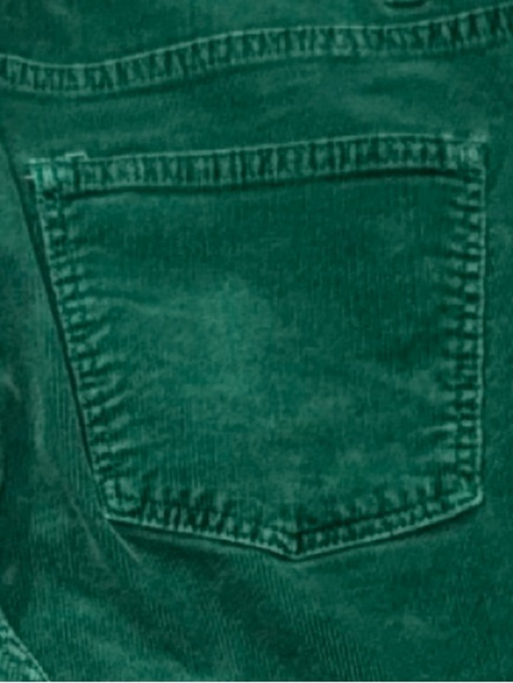 Talbots Heritage Corduroy Pants Green Petite 12P Straight Stretch Women - Picture 5 of 11